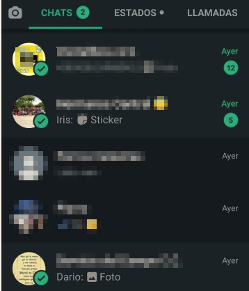 Silenciar las notificaciones de WhatsApp en Android grupos paso 1