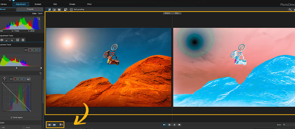 PhotoDirector: El mejor programa para invertir colores