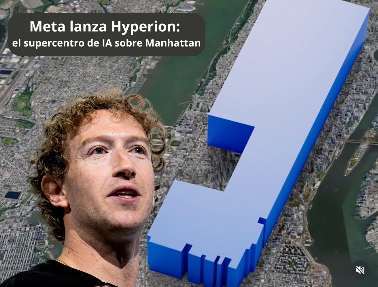 Meta lanza Hyperion: el supercentro de IA que quiere crear una “superinteligencia personal” 3 Centro de Datos Hyperion sobre Manhattan