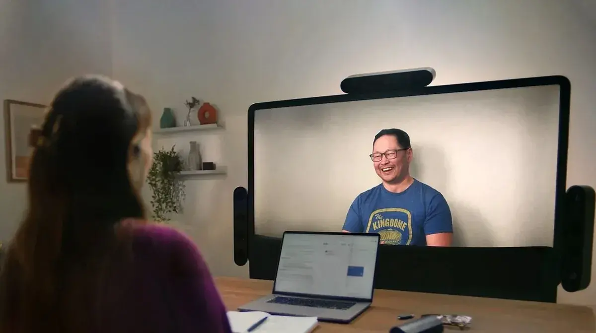google beam y las nuevas videollamadas en 3d con tecnologia artificial