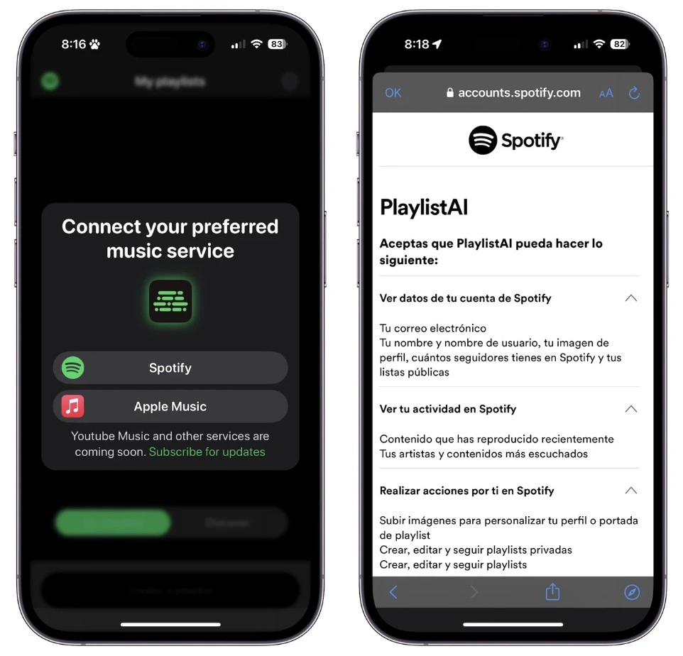 La app que mezcla ChatGPT, música y emociones para crear playlists según tu estado de ánimo 4 spotify y sus playlisy con ia traeran mejores listas mas personalizadas para cada usuario